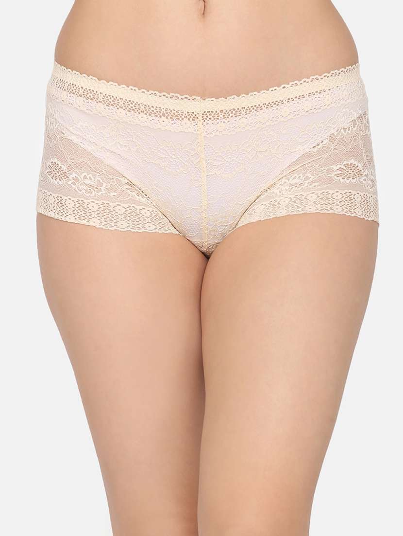 lace detail boy shorts panty