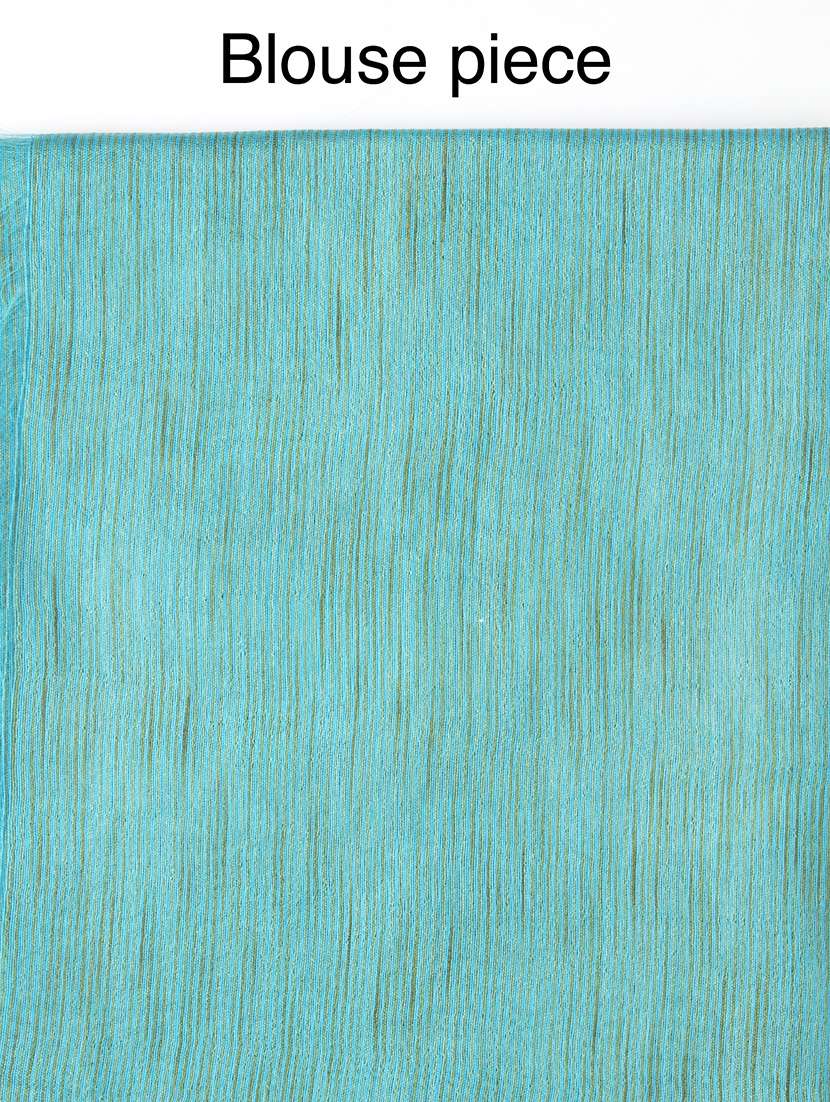 zari striped bhagalpuri saree with blouse - 17428033 - Standard Image - 3