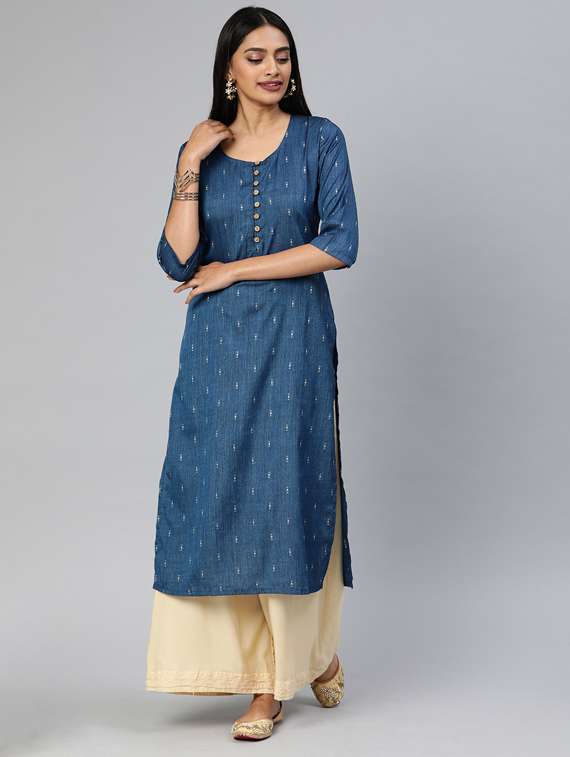 Printed Straight Kurta