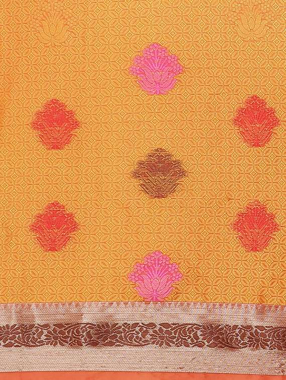 women's banarasi saree with blouse - 17428346 -  Standard Image - 3