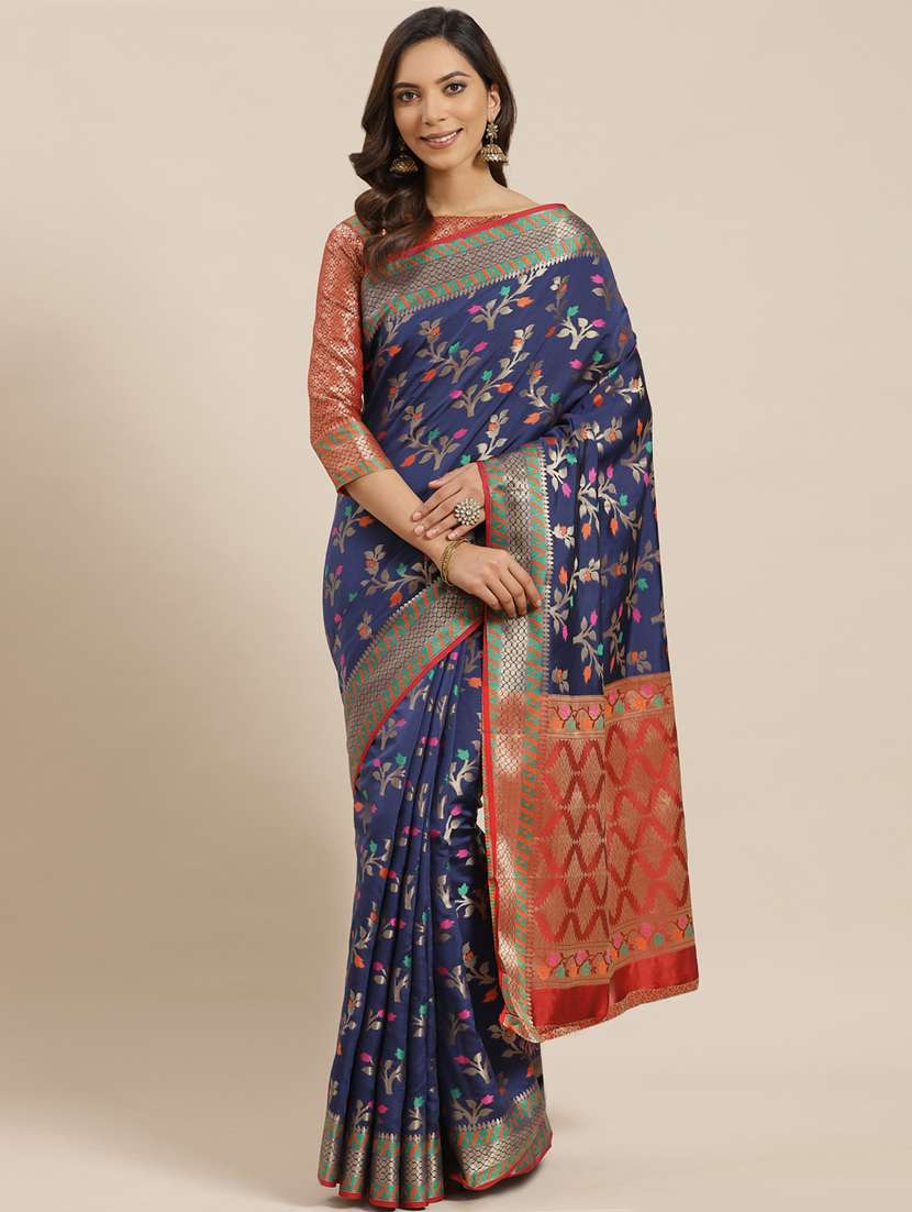 women's banarasi saree with blouse