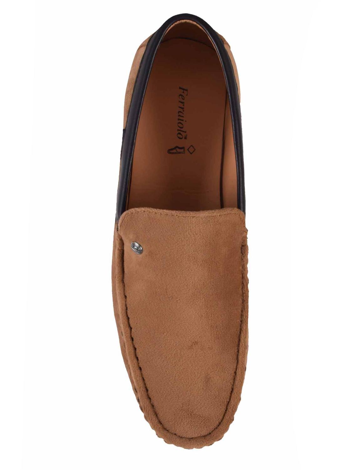 tan slip on loafers - 17428724 - Standard Image - 3