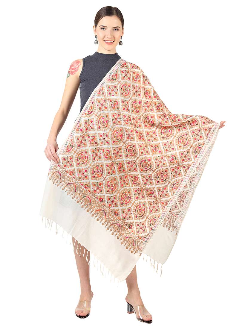 women's floral print stole - 17428926 - Zoom Image - 0