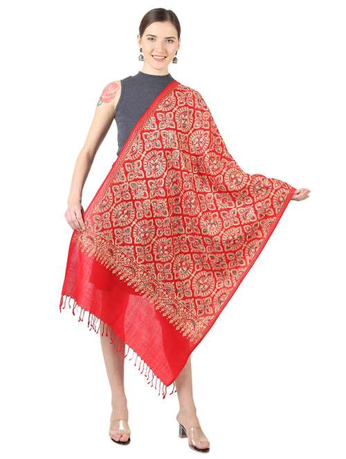women's printed print stole - 17428927 -  Standard Image - 0