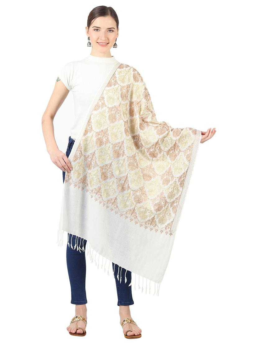 women's embroidered stole