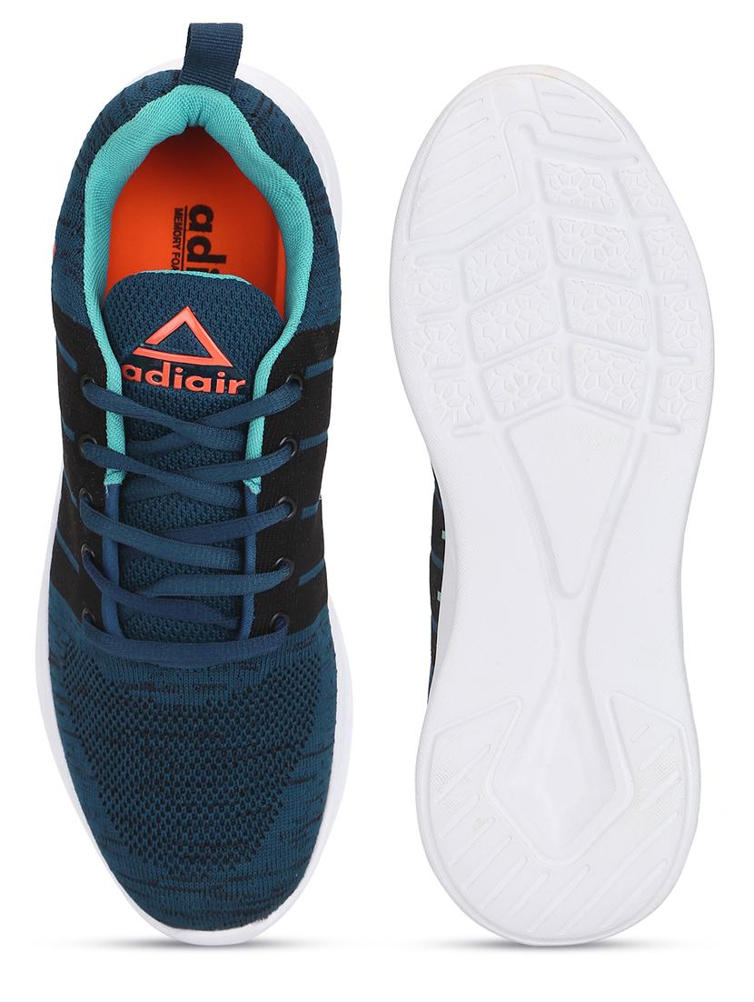 blue polyester sport shoes - 17432405 - Standard Image - 3