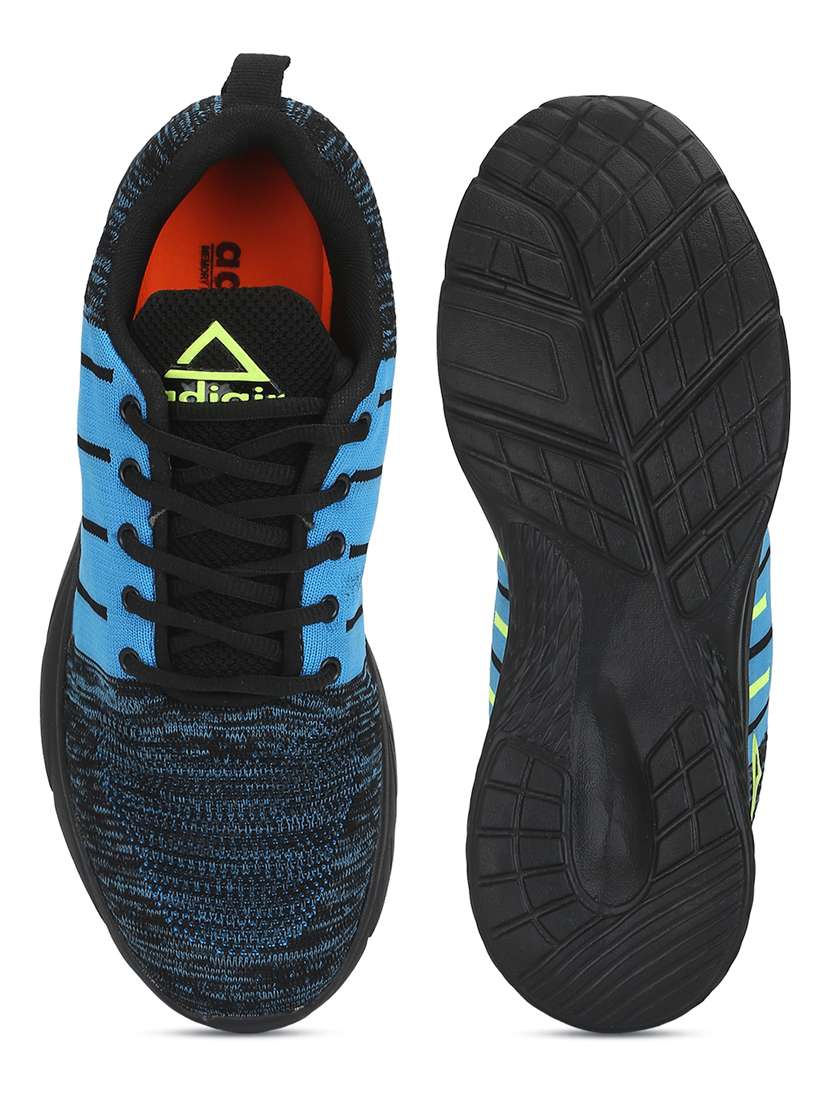 black polyester sport shoes - 17432406 -  Standard Image - 3