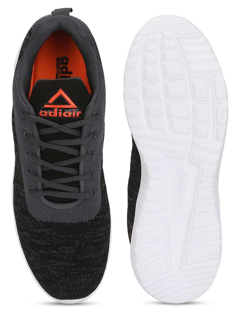 black polyester sport shoes - 17432409 -  Standard Image - 3