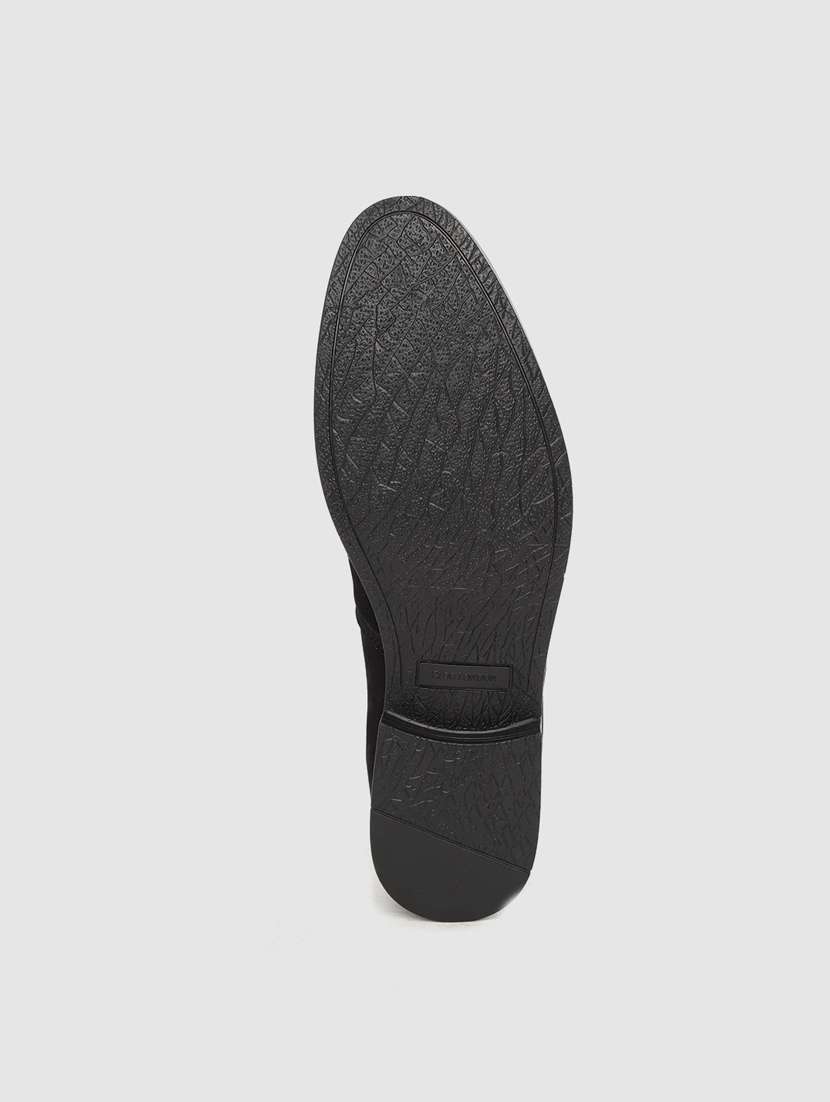 men solid slip on boots - 17432473 - Standard Image - 3
