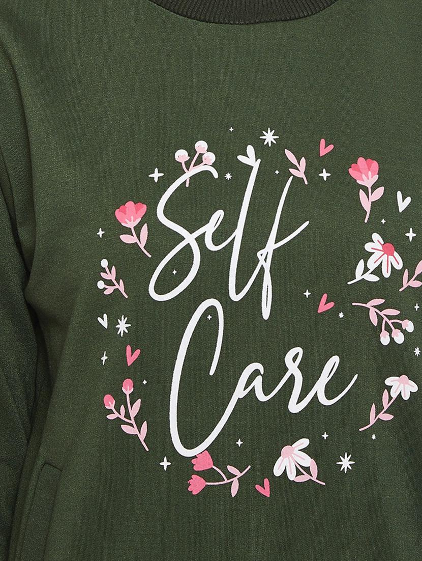 women's front print sweatshirt - 17433166 - Standard Image - 3