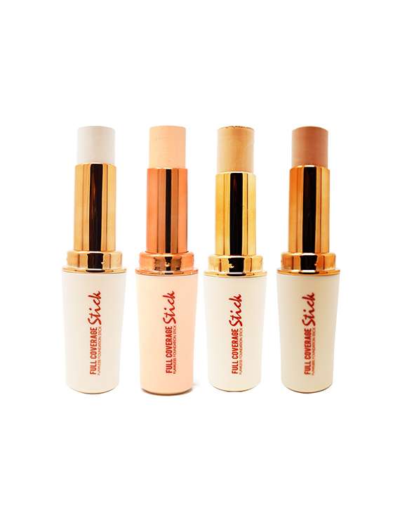 mars full coverage flawless foundation stick,(58019-3-01-04), 8g pack of 4