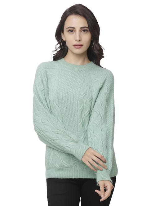 crew neck acrylic pullover - 17437297 - Standard Image - 0