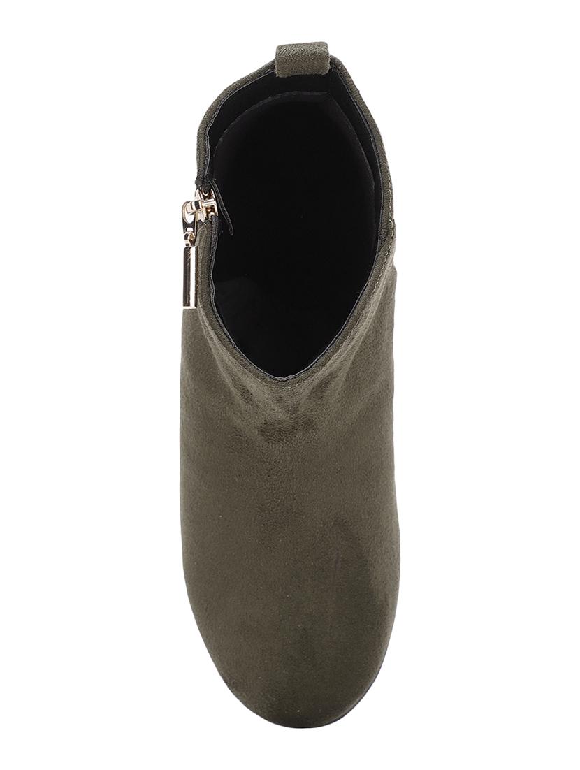 green suede ankle boots - 17438106 - Standard Image - 3