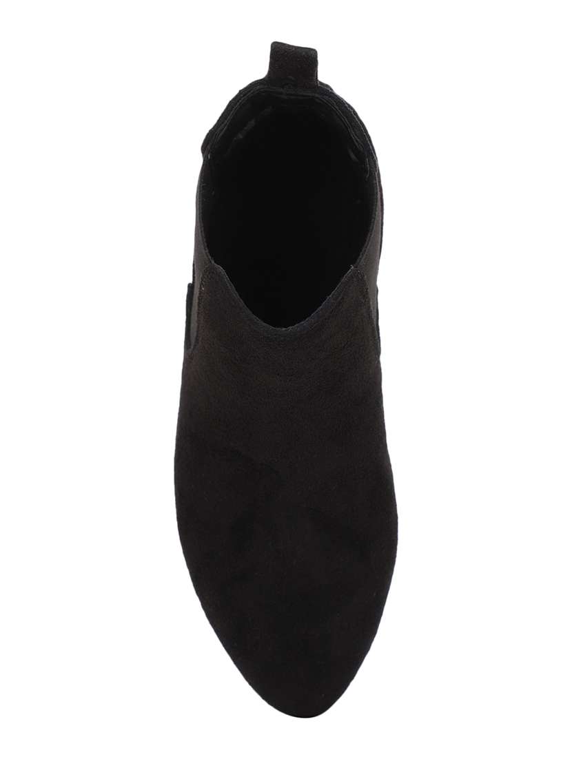 black suede ankle  boots - 17438116 -  Standard Image - 3