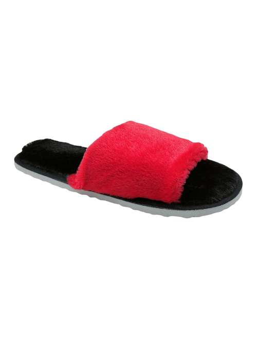 maroon toe separator flip flop - 17439299 -  Standard Image - 0