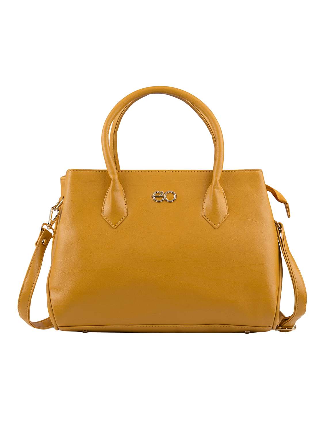 yellow polyester regular satchel