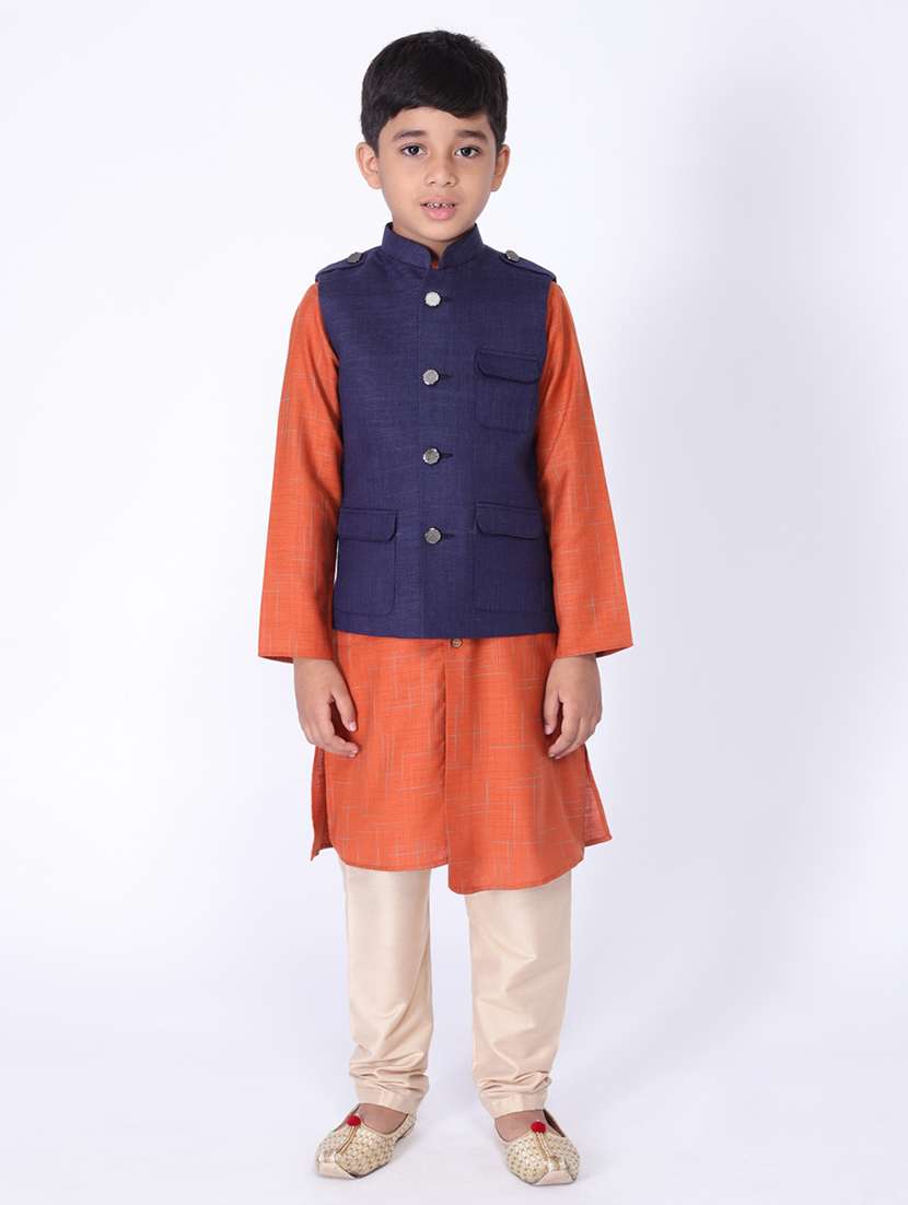 stand collar nehru jacket  - 17442973 -  Standard Image - 3