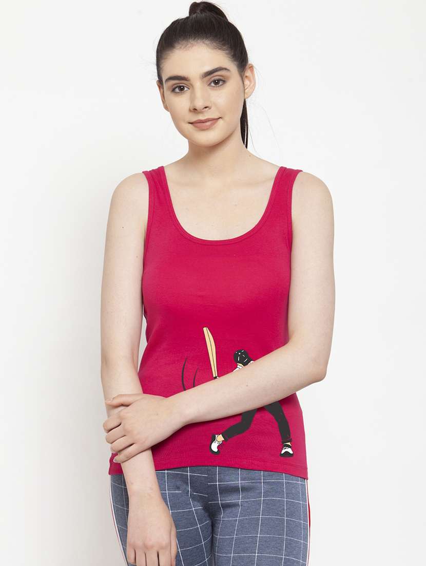 women's tank top scoop neck top