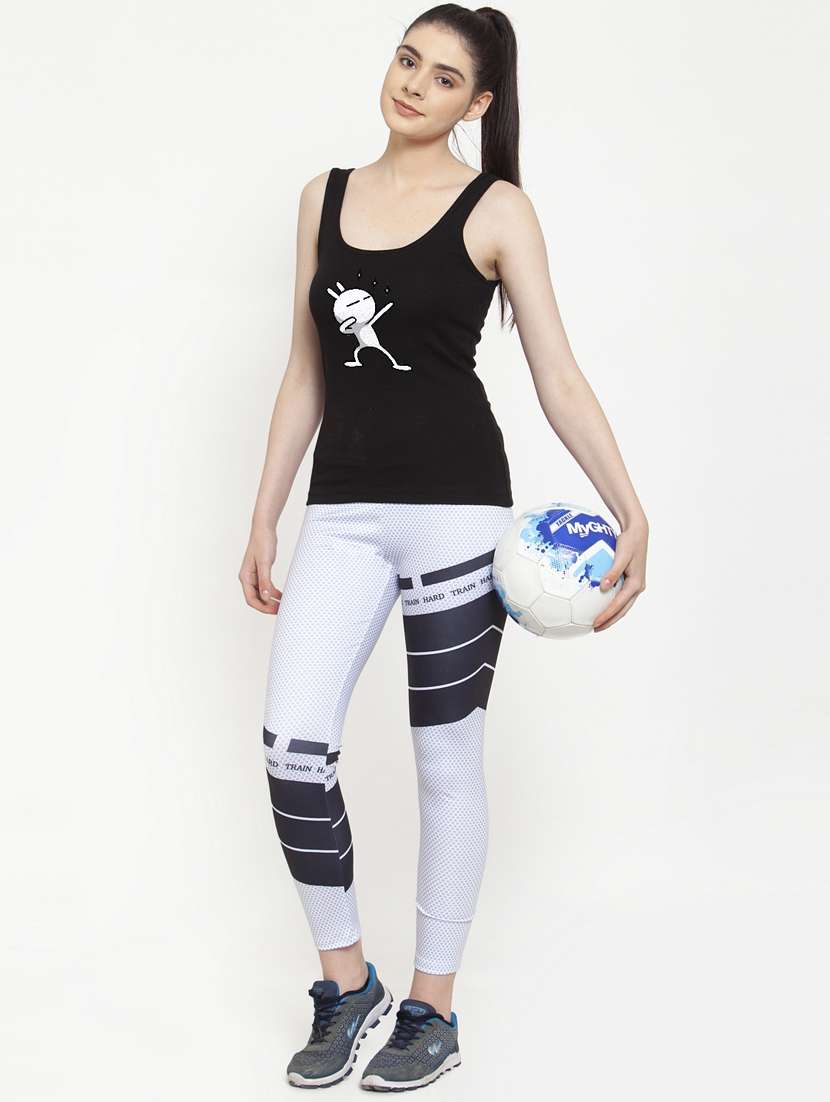 women's tank top shoulder strap top - 17443519 - Standard Image - 3