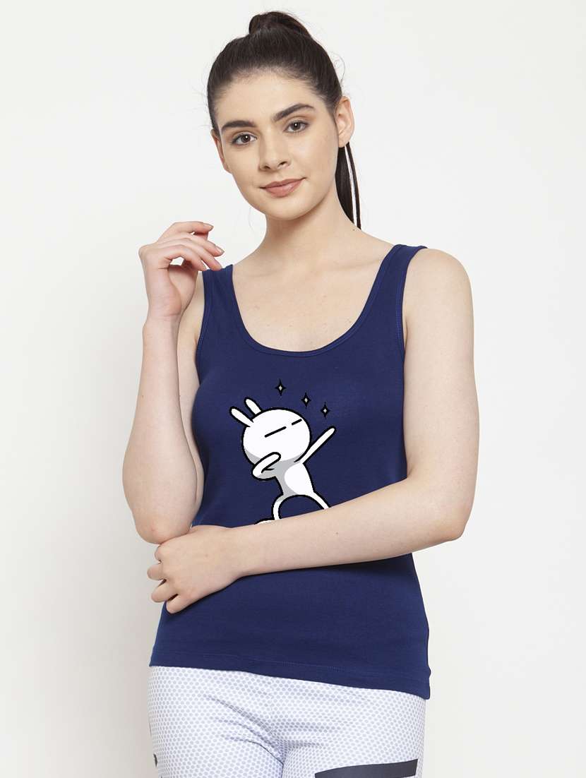 women's tank top shoulder strap top - 17443520 - Zoom Image - 0
