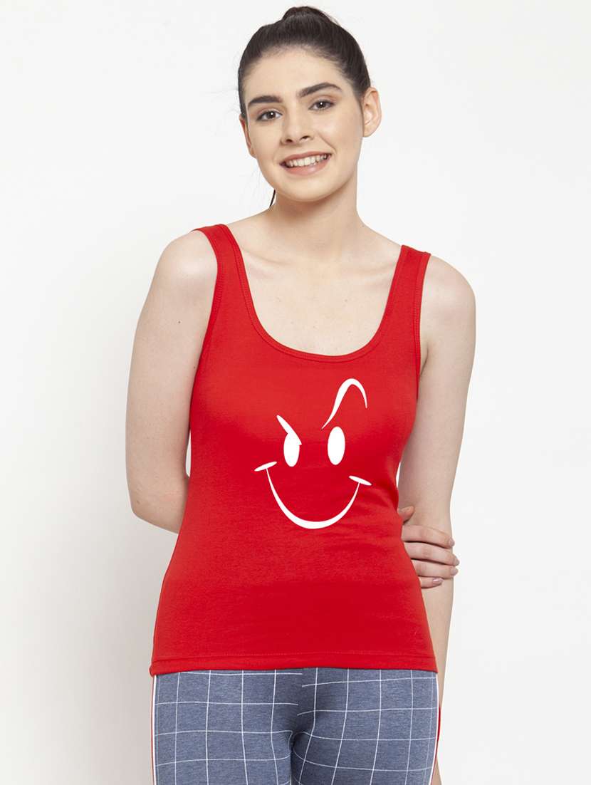 women's tank top shoulder strap top - 17443523 -  Zoom Image - 0