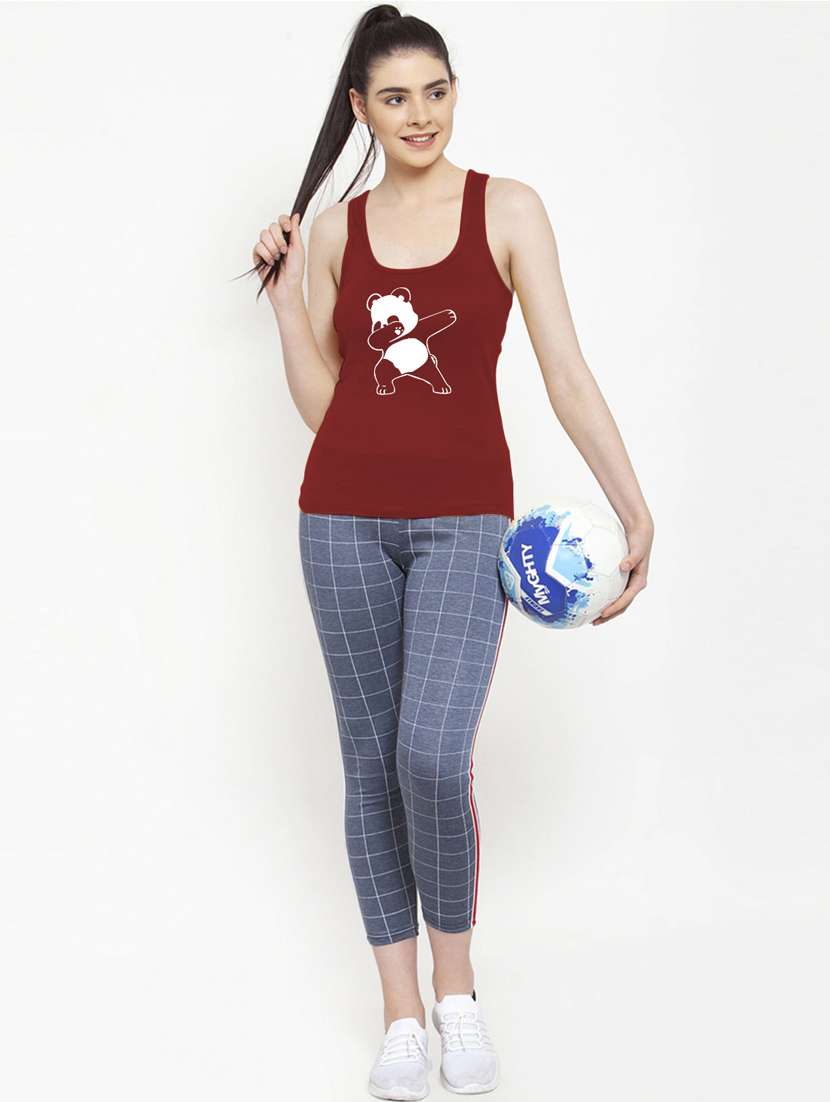 women's tank top shoulder strap top - 17443532 -  Standard Image - 3