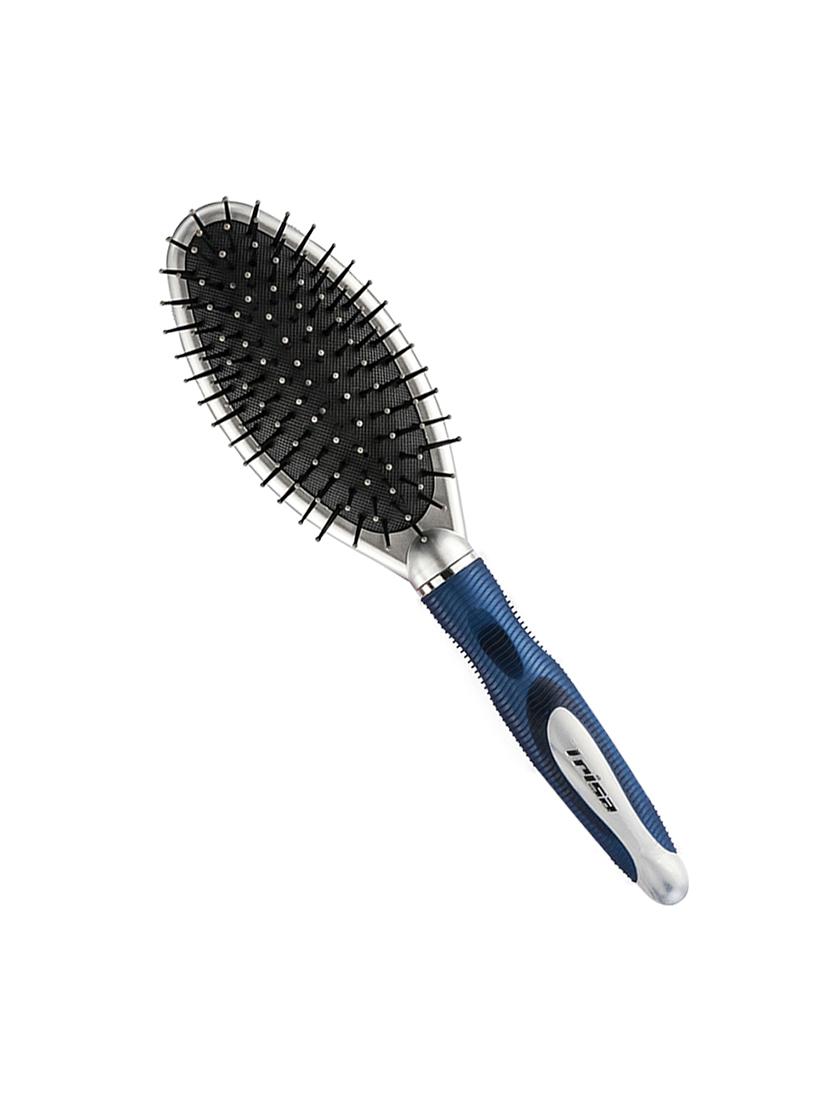 trisa from switzerland professional hair brush with soft  bristles for sleek & shine finisher, stress free detangling. (blue) - 17444320 -  Zoom Image - 0
