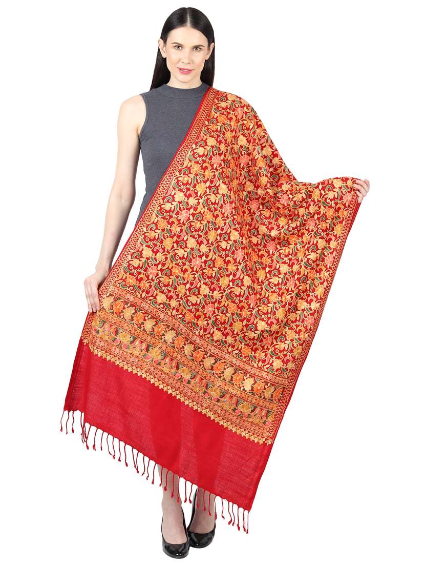 women's floral print stole