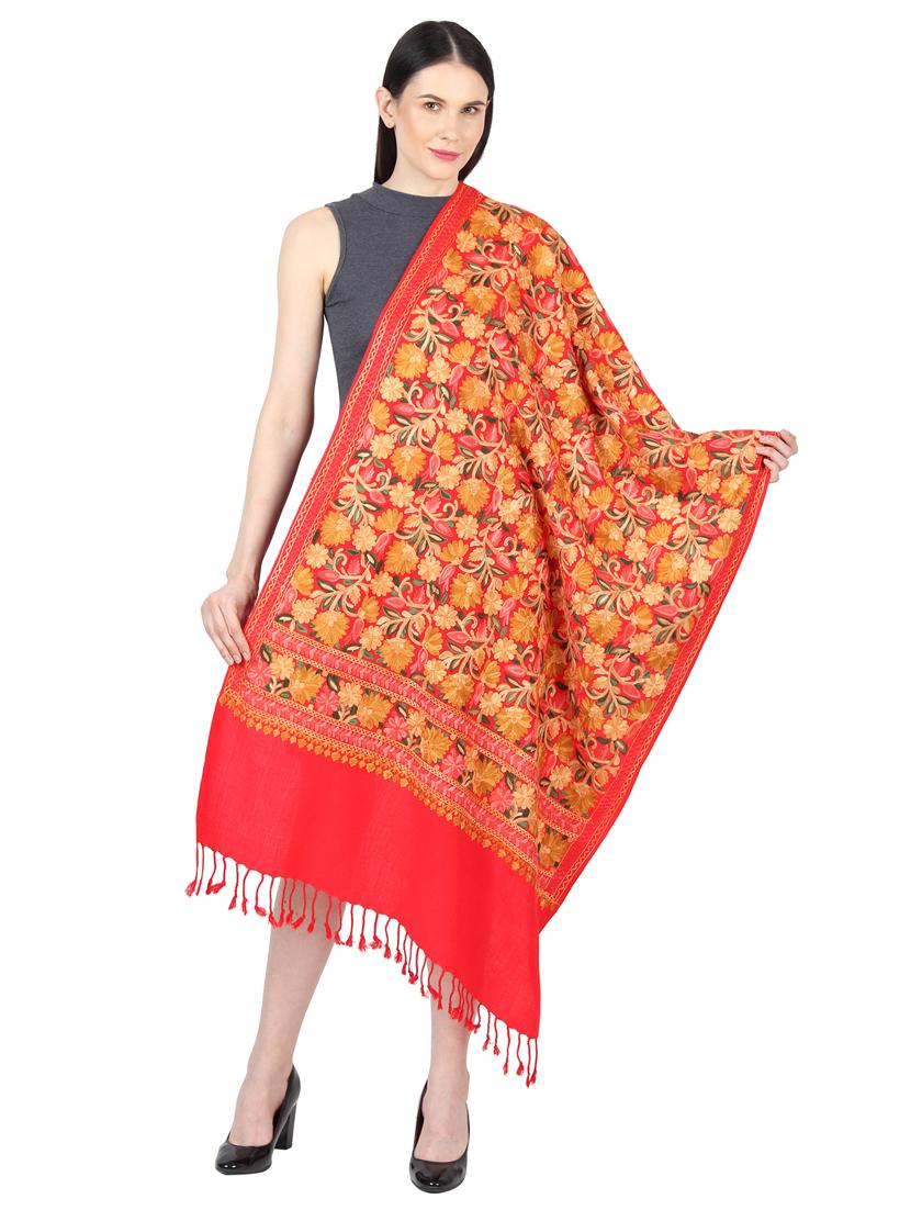women's floral print stole - 17444521 -  Zoom Image - 0