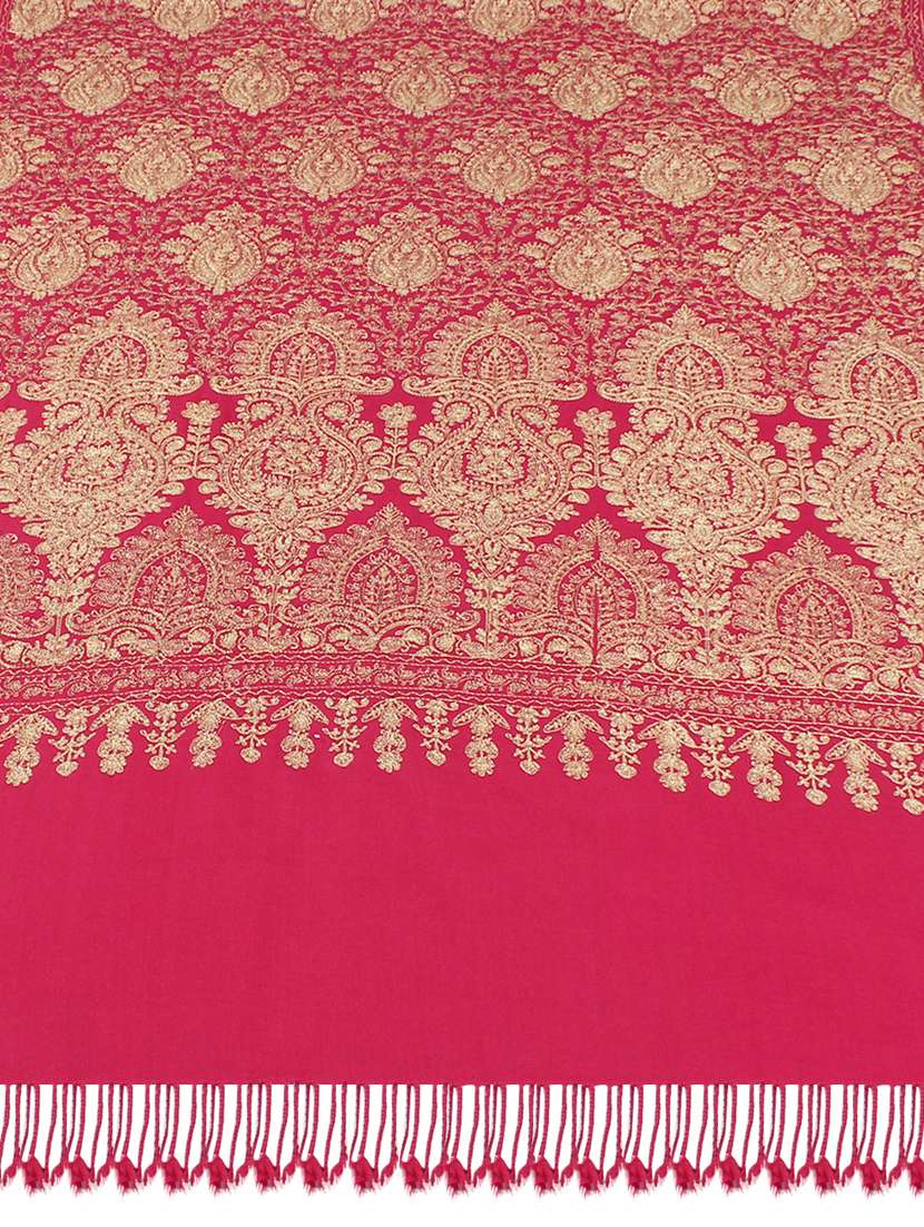 women's embroidered stole - 17444524 - Standard Image - 3