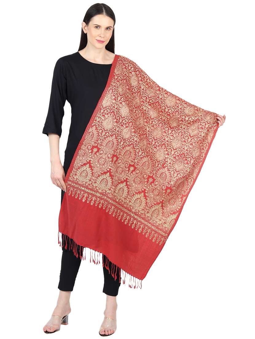 women's embroidered stole