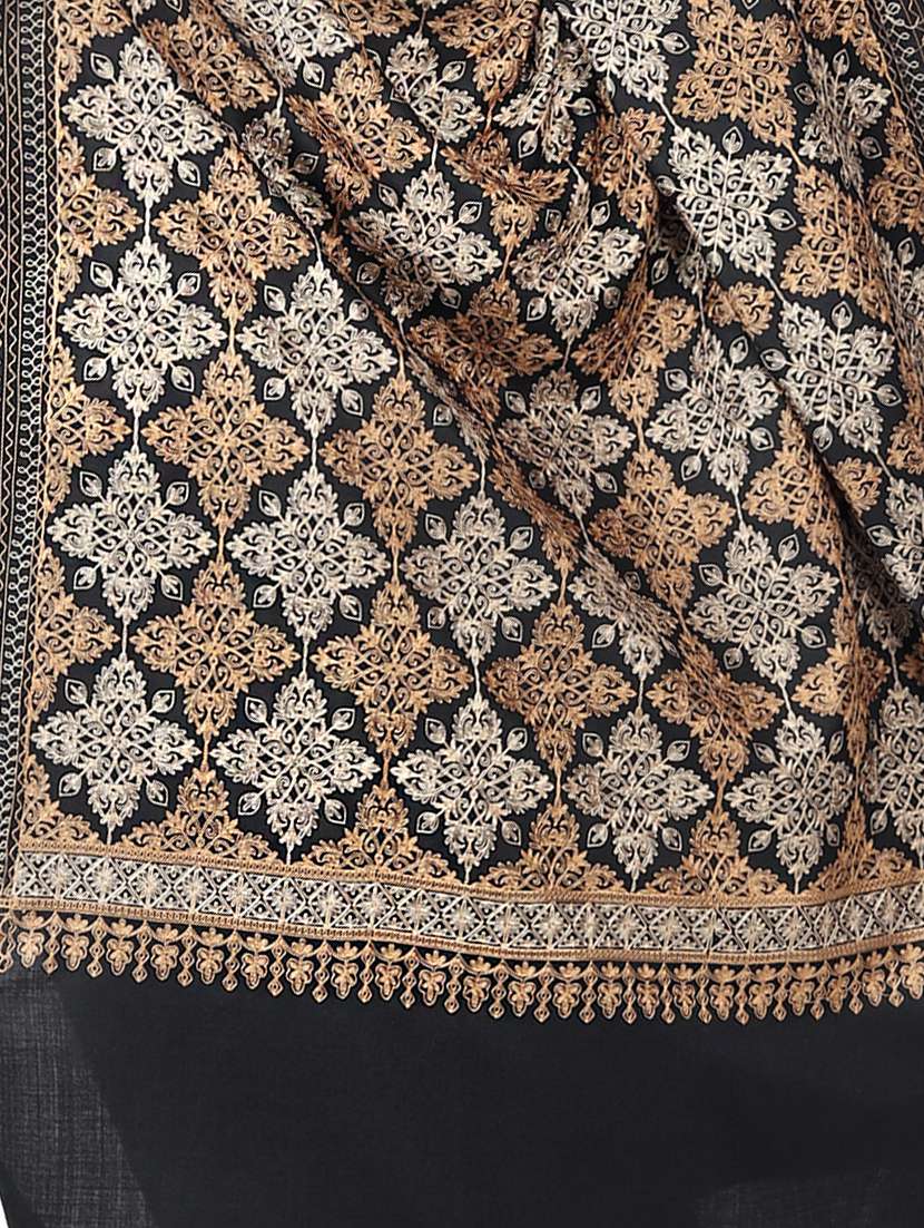 black wool shawl - 17444536 - Standard Image - 3