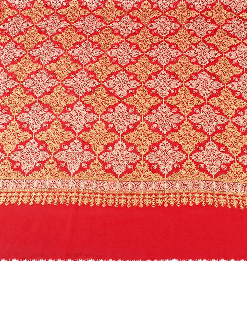 women's embroidered shawl - 17444539 - Standard Image - 3