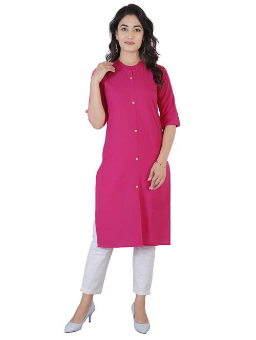 women's straight kurta - 17450179 - Standard Image - 0