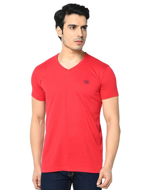 red solid t-shirt - 17453734 - Standard Image - 0