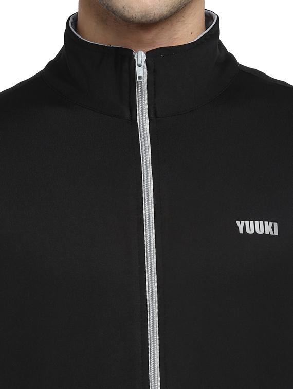 black solid track suit - 17456058 - Standard Image - 3