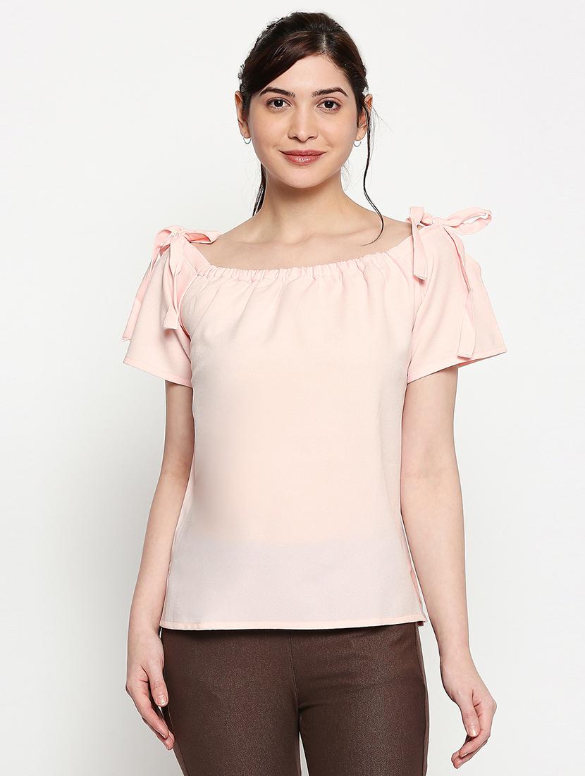 boat neck solid top - 17457773 - Zoom Image - 0