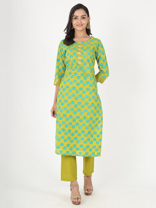 floral kurta pant set - 17459703 - Standard Image - 0