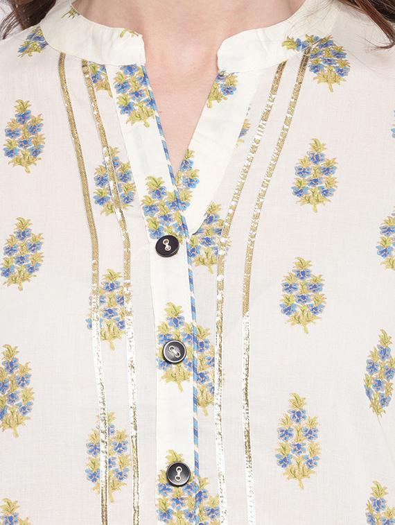 floral kurta palazzo set - 17459722 - Standard Image - 3