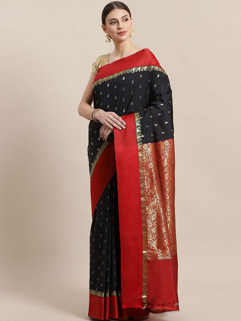 paisley  woven saree with blouse