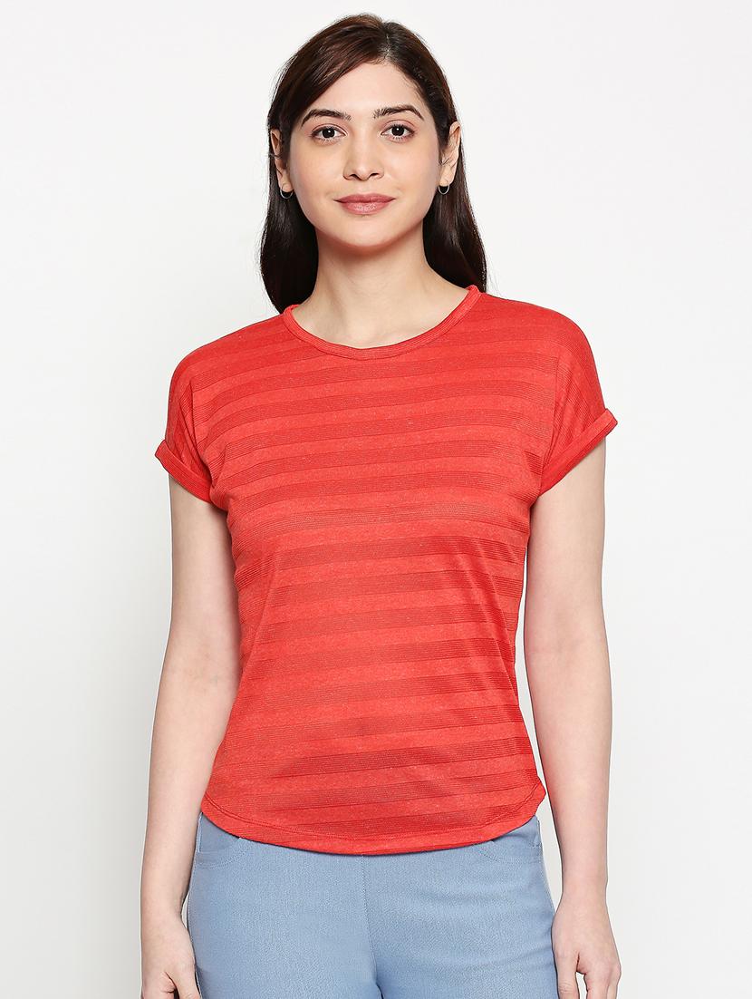 round neck striped  tee - 17461374 -  Zoom Image - 0