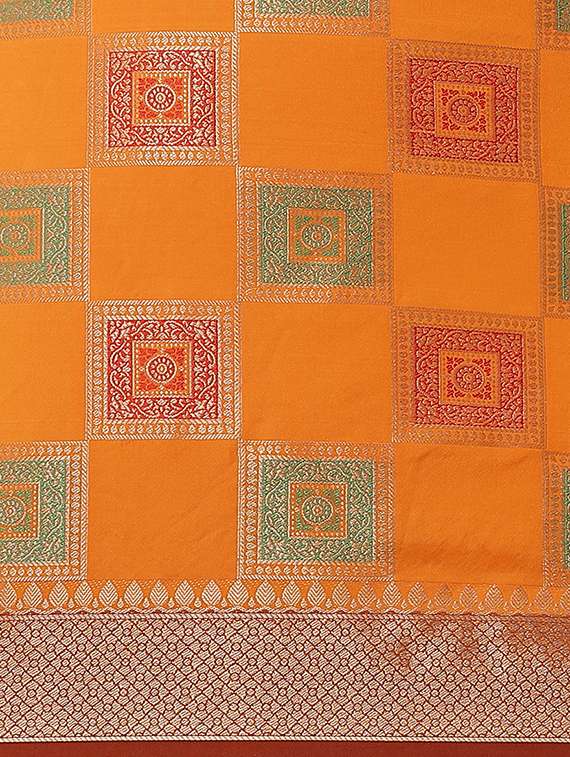 women's banarasi saree with blouse - 17462481 -  Standard Image - 3