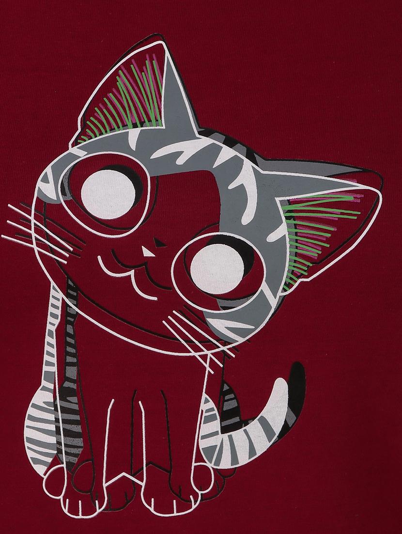 round neck printed tee - 17462722 - Standard Image - 3