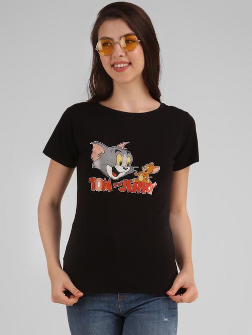 round neck quirky tee - 17462735 - Standard Image - 0