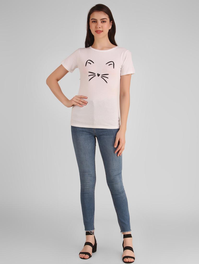 round neck quirky tee - 17462740 - Standard Image - 3