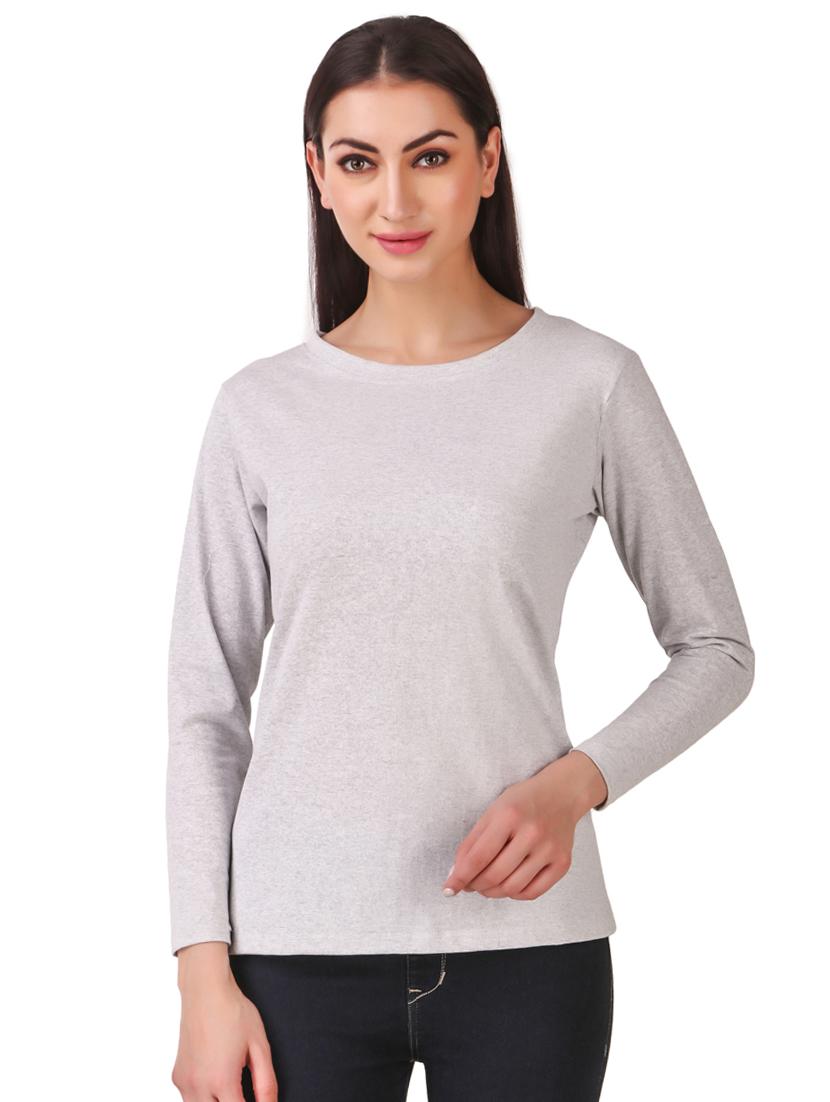 round neck solid tee - 17462746 - Zoom Image - 0
