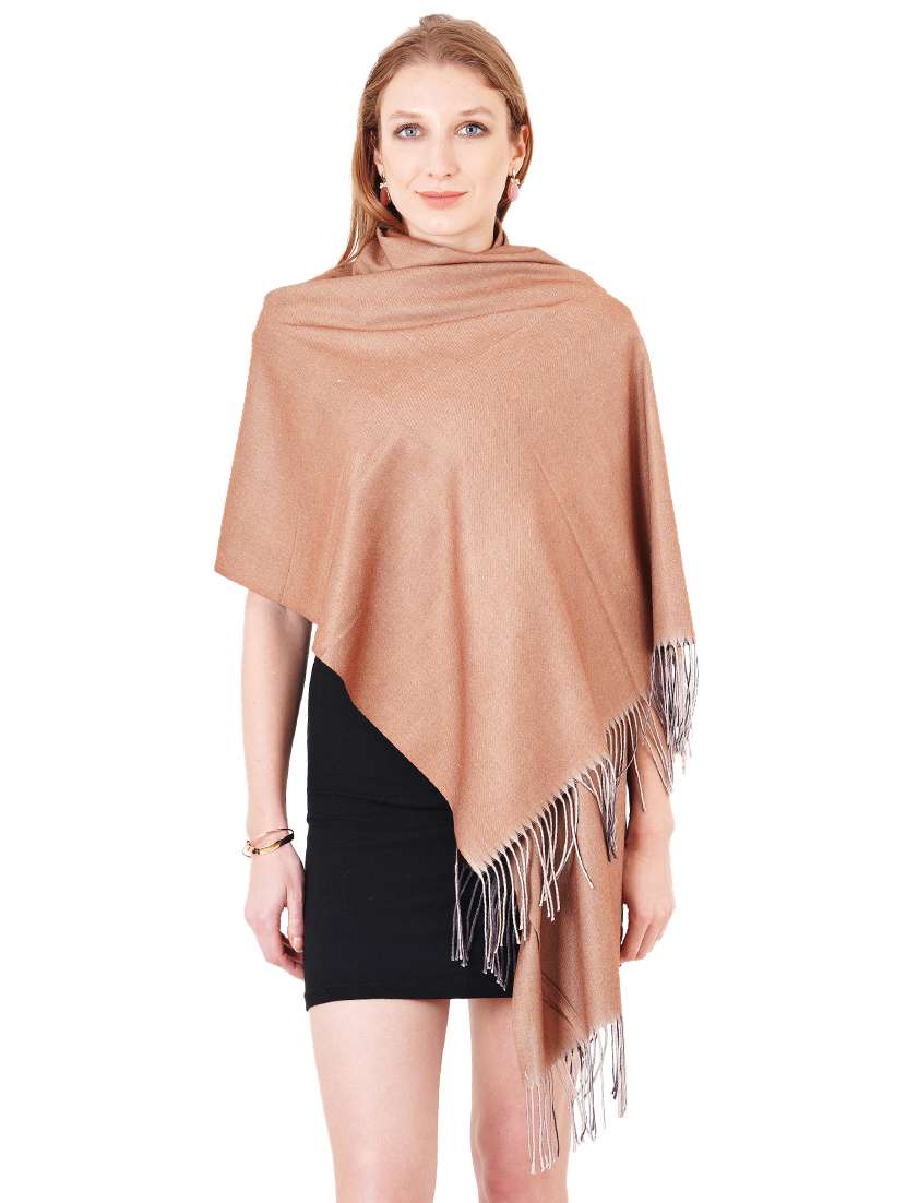 multi colored wool stole - 17462813 -  Zoom Image - 0