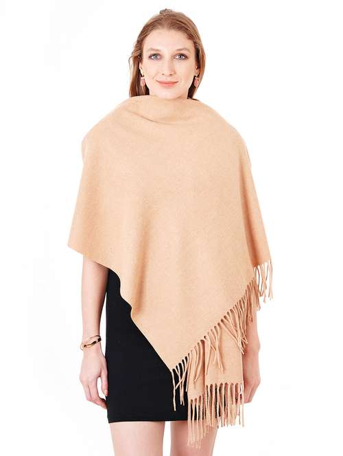 women's solid print stole - 17462820 -  Standard Image - 0