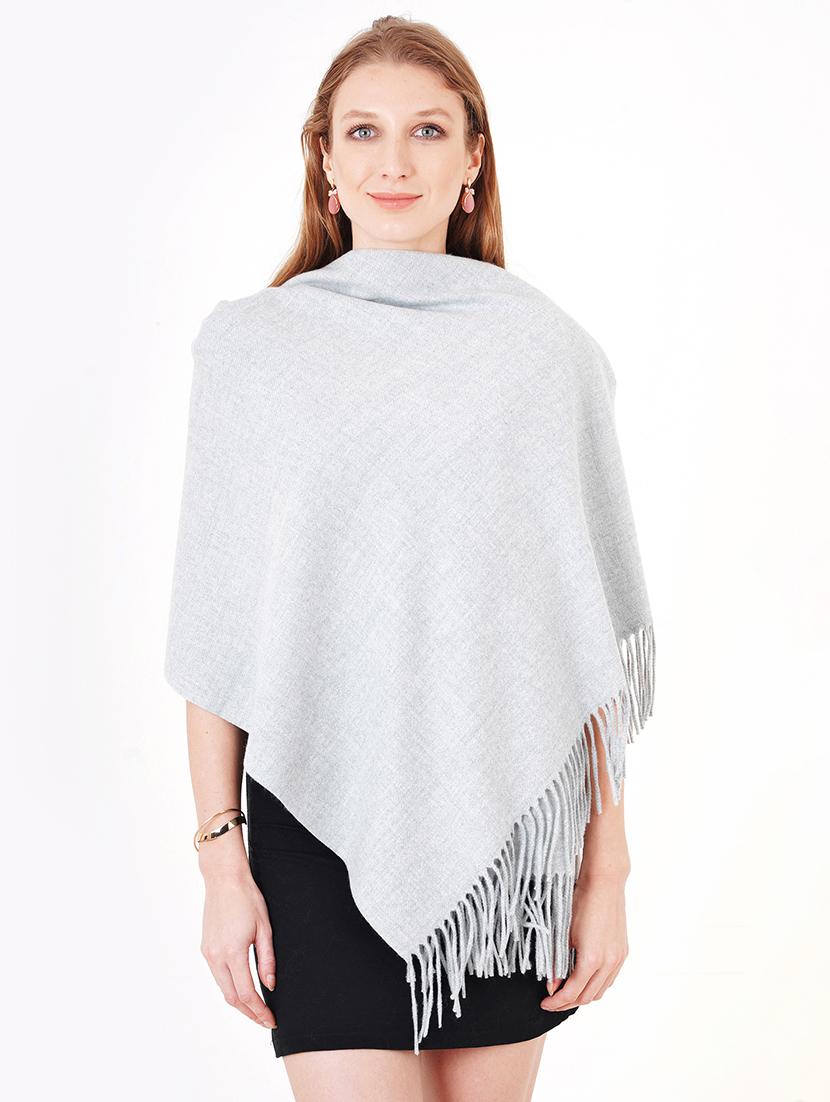 women's solid print stole - 17462822 - Zoom Image - 0