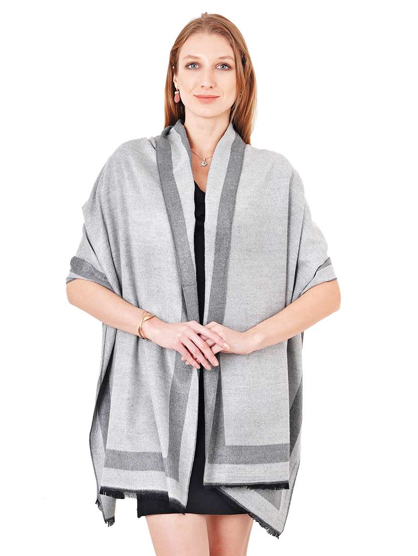 women's grey stole